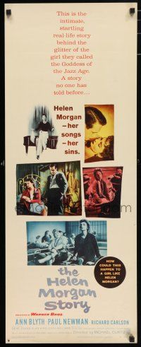 7k147 HELEN MORGAN STORY insert '57 Paul Newman loves pianist Ann Blyth, her songs, and her sins!