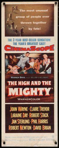 7k150 HIGH & THE MIGHTY insert '54 directed by William Wellman, John Wayne, Claire Trevor!