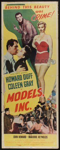 7k237 MODELS INC insert '52 sexy Coleen Gray is on the make for fame and her beauty is for sale!
