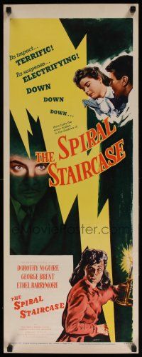 7k350 SPIRAL STAIRCASE insert R56 Dorothy McGuire, George Brent & Ethel Barrymore!