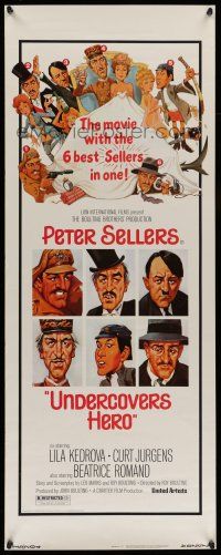 7k406 UNDERCOVERS HERO insert '75 Peter Sellers in the movie with the 6 best Sellers in one!