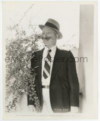 7m157 BIG BROADCAST OF 1938 8.25x10 still '38 wacky c/u of W.C. Fields using plant as a mustache!