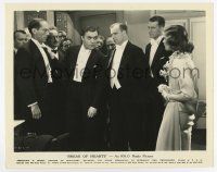 7m183 BREAK OF HEARTS 8x10.25 still '35 Charles Boyer in tuxedo glares at Katharine Hepburn!