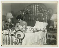 7m217 CAT ON A HOT TIN ROOF 8x10 still '58 classic image of sexy Elizabeth Taylor on brass bed!