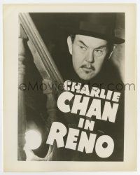 7m224 CHARLIE CHAN IN RENO 8x10.25 still '39 great image of Asian detective Sidney Toler & title!