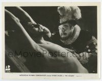 7m416 GOLEM 8x10.25 still '37 Harry Bauer in period costume staring at man stretched on the rack!