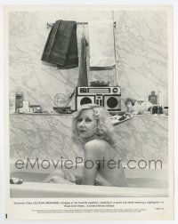 7m445 HEAD OVER HEELS 8x10.25 still '79 crazy Gloria Grahame in bathtub wearing a nightgown!