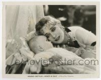 7m446 HEARTS IN EXILE 8x10.75 still '29 Dolores Costello stares lovingly at her baby in bassinet!