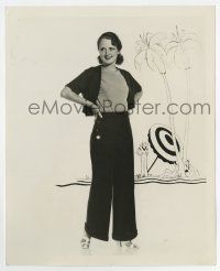 7m448 HELENE BARCLAY deluxe 8x10 still '30s modeling for her artist husband McClelland Barclay!