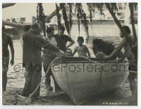 7m477 HURRICANE candid 6.5x8.5 still '37 John Ford warns cast to stay clear of flying debris!