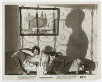 7m485 I WALKED WITH A ZOMBIE 8x10 still R56 classic Lewton & Tourneur, undead shadow & scared girl!