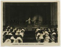 7m522 JAZZ SINGER 8x10 still '27 classic image of Al Jolson in blackface performing on stage!
