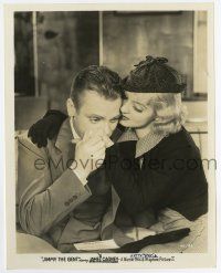 7m526 JIMMY THE GENT 8x10.25 still '34 close up of Bette Davis comforting sad James Cagney!