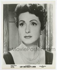 7m585 LADY CHATTERLEY'S LOVER 8x10.25 still '57 close up of pretty Danielle Darrieux as the Lady!