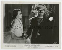 7m614 LIMELIGHT 8.25x10.25 still '52 Claire Bloom consoles Charlie Chaplin in theater wing!