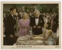 7m056 LUCKY PARTNERS color 8x10 still '40 Ginger Rogers smiles at Ronald Colman & old couple!