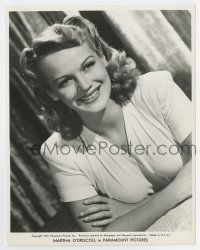 7m657 MARTHA O'DRISCOLL 8x10 key book still '41 sexy smiling portrait of the Paramount beauty!