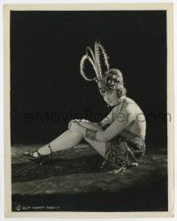 7m663 MILDRED JUNE 8x10 still '20s close up in sexy showgirl costume from a Mack Sennett Comedy!