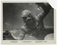 7m751 REVENGE OF THE CREATURE 8x10.25 still '55 best close up of the monster swimming underwater!