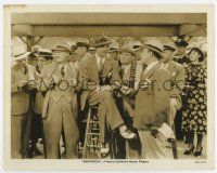 7m778 SARATOGA 8x10 still '37 Clark Gable taking bets at track w/ Lionel Barrymore & Cliff Edwards!