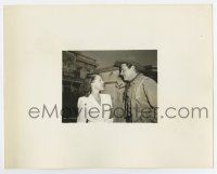 7m800 SOUTH OF ST. LOUIS candid 8x10 key book still '49 real wife Frances Dee visits Joel McCrea!