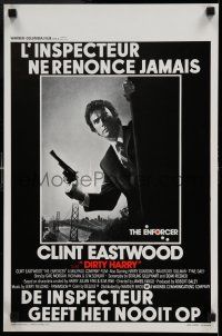 7p228 ENFORCER Belgian '76 great artwork image of Clint Eastwood as Dirty Harry!
