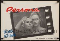 7p251 PERSONA Belgian '66 close up of Liv Ullmann & Bibi Andersson, Ingmar Bergman classic!