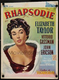 7p256 RHAPSODY Belgian '54 Elizabeth Taylor must possess Vittorio Gassman, heart, body & soul!
