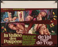 7p268 VALLEY OF THE DOLLS Belgian '67 sexy Sharon Tate, from Jacqueline Susann's erotic novel!