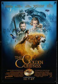 7p027 GOLDEN COMPASS advance DS Canadian 1sh '07 Nicole Kidman, Daniel Craig, Richards, Eva Green!