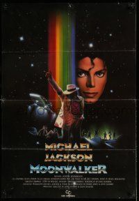 7p040 MOONWALKER Colombian poster '88 great sci-fi art of pop music legend Michael Jackson!