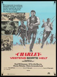 7p692 SOUL OF NIGGER CHARLEY Danish '74 Fred Williamson has his soul brothers with him this time!