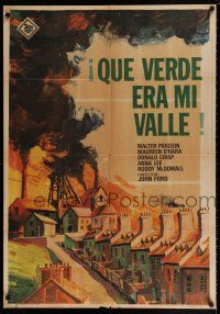 7p077 HOW GREEN WAS MY VALLEY Spanish R67 John Ford, Walter Pidgeon