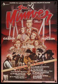 7p078 MRS. MINIVER Spanish R81 directed by William Wyler, voted the greatest movie ever made!