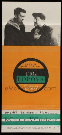7p284 THIEVES' HIGHWAY Yugoslavian 12x27 '68 Jules Dassin, truck driver Richard Conte!