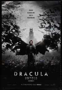7r180 DRACULA UNTOLD teaser DS 1sh '14 every bloodline has a beginning, vampires!