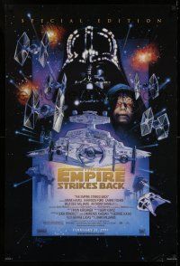 7r196 EMPIRE STRIKES BACK style C advance 1sh R97 George Lucas classic, Mark Hamill, Harrison Ford