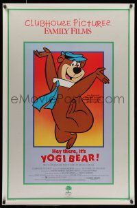 7r319 HEY THERE IT'S YOGI BEAR 1sh R86 Hanna-Barbera, Yogi's first full-length feature!