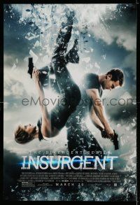 7r365 INSURGENT advance DS 1sh '15 The Divergent Series, cool sci-fi image, defy reality!