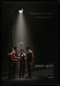 7r383 JERSEY BOYS int'l advance DS 1sh '14 John Lloyd Young as Frankie Valli, The Four Seasons!