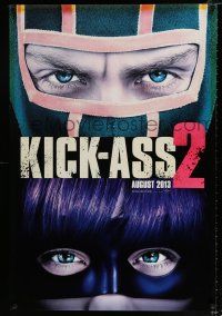 7r393 KICK-ASS 2 teaser DS 1sh '13 Aaron Taylor-Johnson, Chloe Grace Moretz, action heroes!