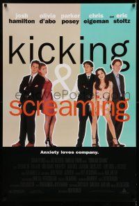 7r394 KICKING & SCREAMING 1sh '95 directed by Noah Baumbach, anxiety loves company!