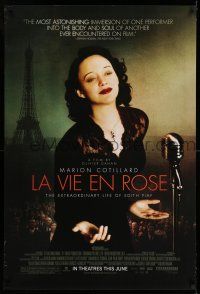 7r407 LA VIE EN ROSE advance 1sh '07 Marion Cotillard as most famous French singer Edith Piaf!
