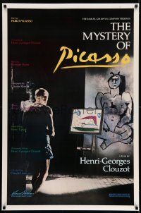 7r500 MYSTERY OF PICASSO 1sh R86 Le Mystere Picasso, Henri-Georges Clouzot & Pablo!