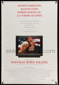 7r505 NATURAL BORN KILLERS 1sh '94 Oliver Stone, Woody Harrelson & Juliette Lewis on TV!