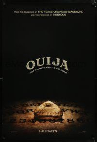 7r524 OUIJA teaser DS 1sh '14 cool image of the board, keep telling yourself it's just a game!