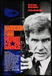 7r531 PATRIOT GAMES int'l 1sh '92 Harrison Ford is Jack Ryan, from Tom Clancy novel!