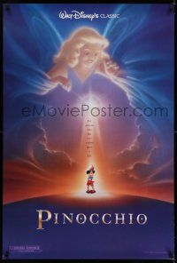 7r539 PINOCCHIO advance DS 1sh R92 Disney classic cartoon about a wooden boy who wants to be real!