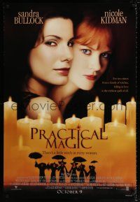 7r552 PRACTICAL MAGIC advance DS 1sh '98 sexy witches Sandra Bullock & Nicole Kidman!