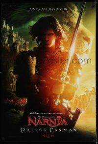 7r562 PRINCE CASPIAN teaser DS 1sh '08 Ben Barnes in the title role, cool fantasy imagery, Narnia!